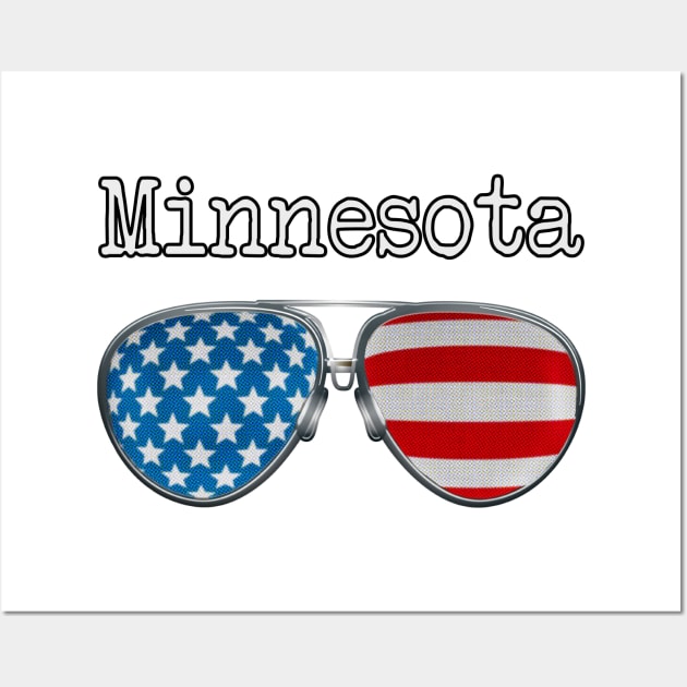 AMERICA PILOT GLASSES MINNESOTA Wall Art by SAMELVES